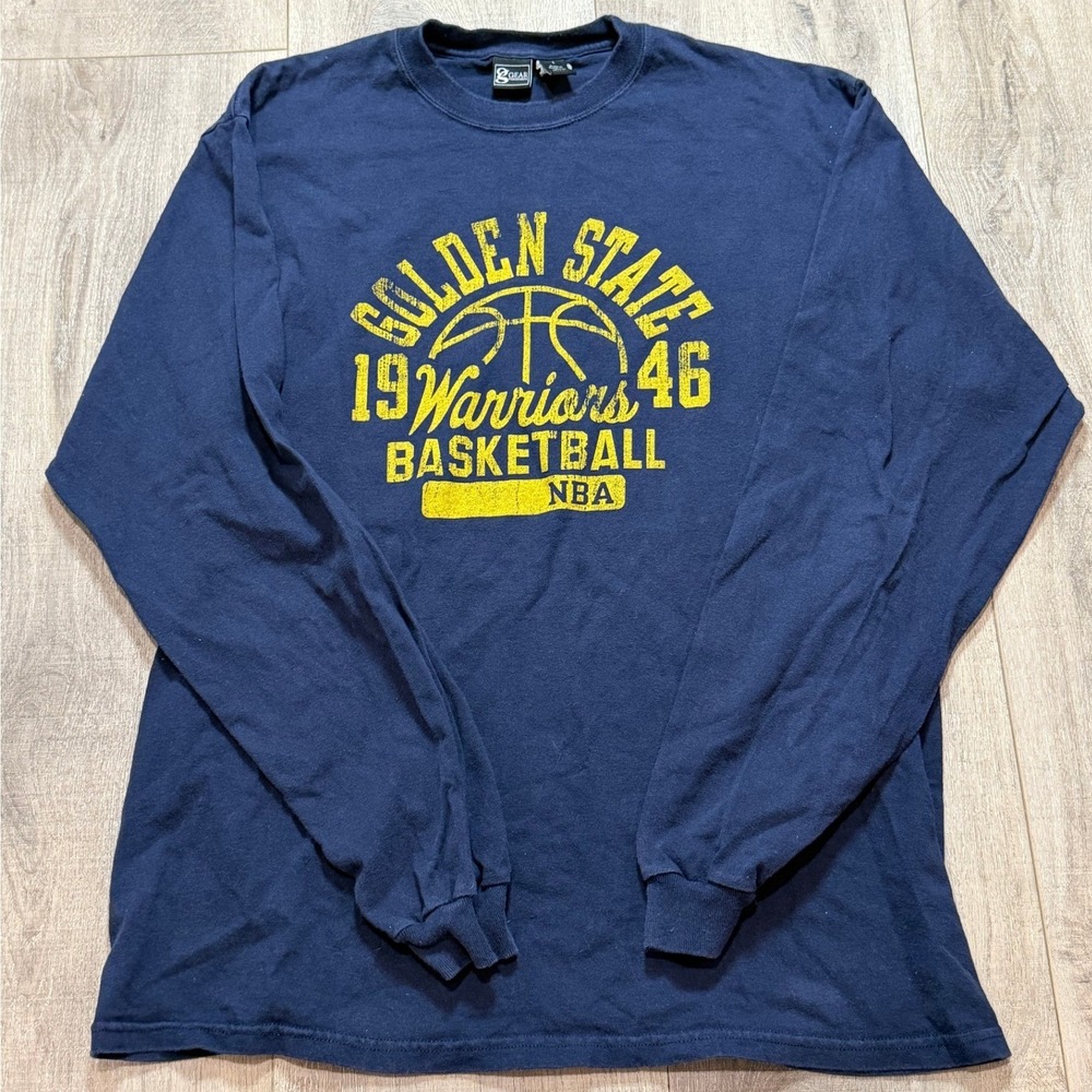 Y2K Warriors Mens L Navy Blue Long Sleeve